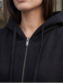 Bluza Staff fiz zip black oversize fleece