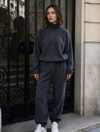 Dres Staff lio dark gray oversize fleece