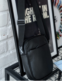 Torba na ramię Staff leather black
