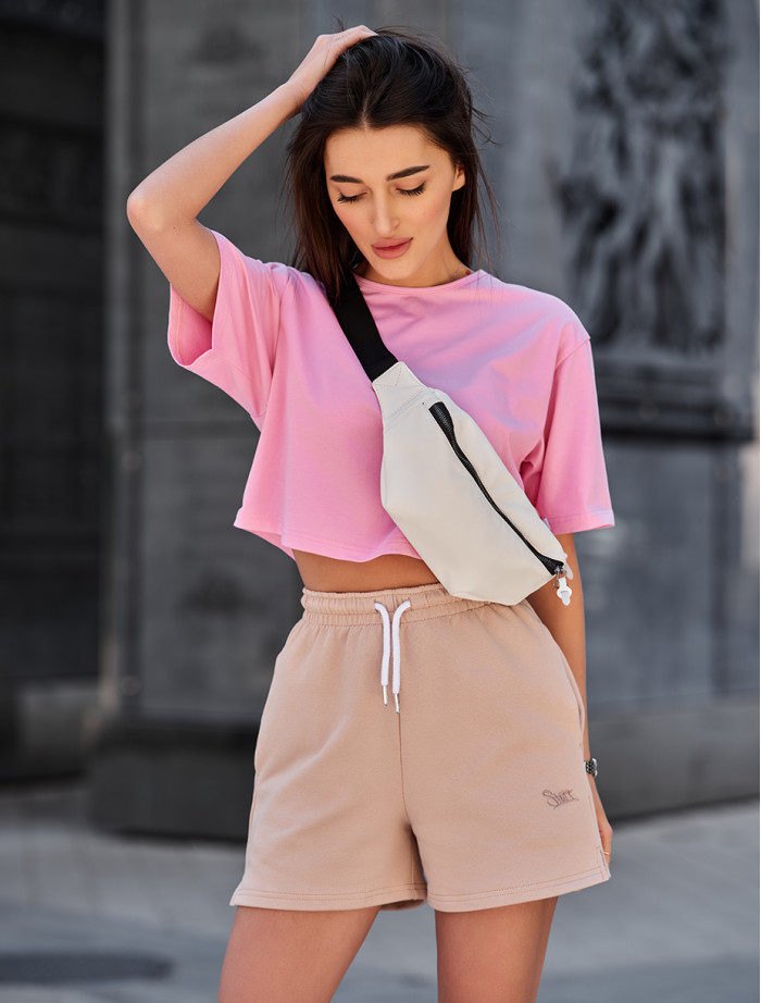 Torba Staff leather white