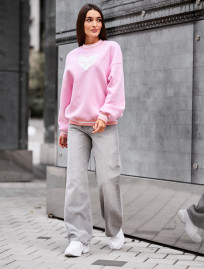 Bluza Staff pink fleece