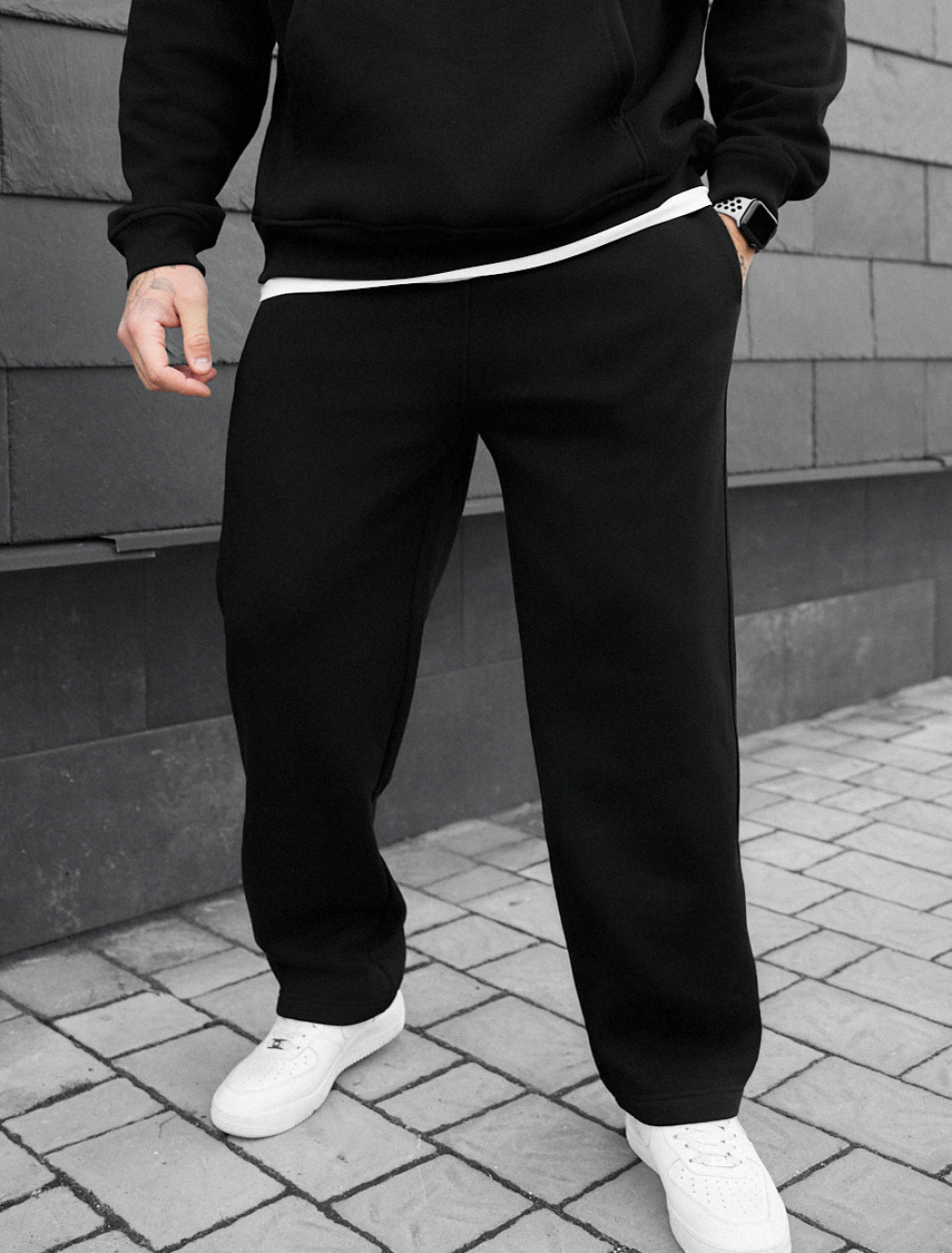 Spodnie dresowe Staff jot black fleece