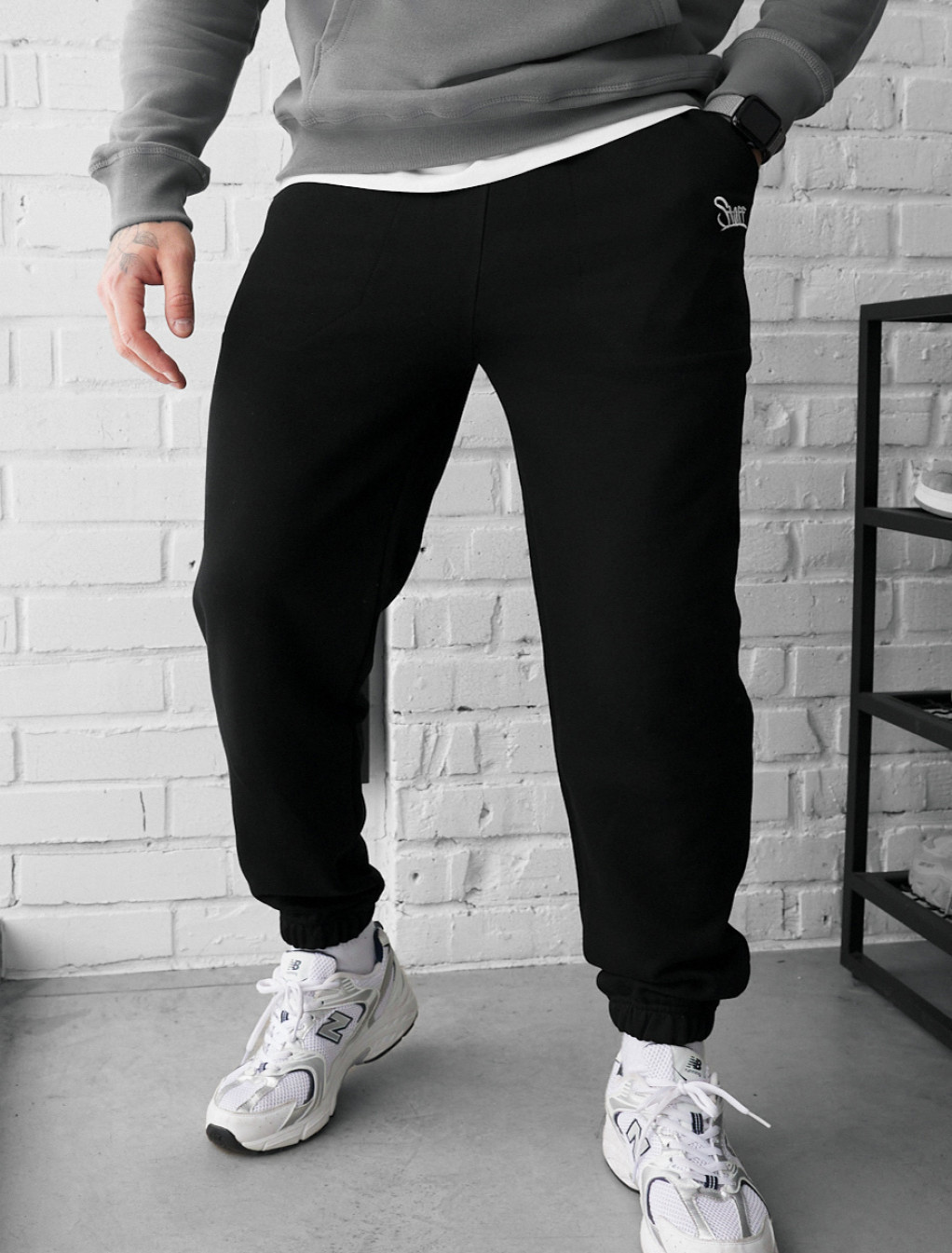 Spodnie Staff al logo black