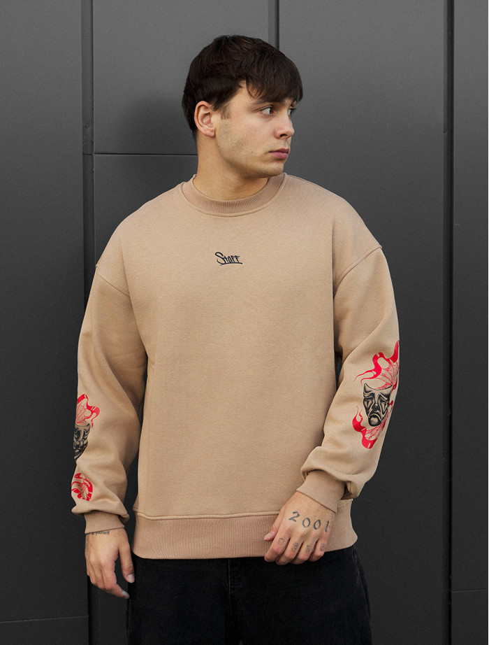 Bluza Staff masks oversize fleece