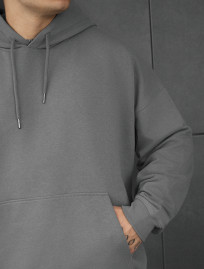 Bluza Staff gray oversize