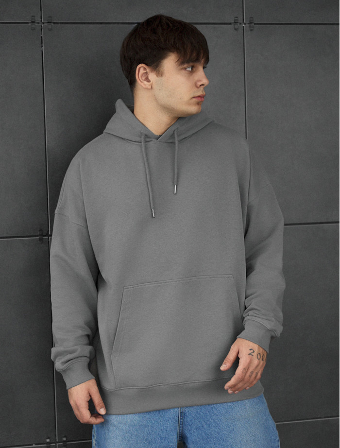 Bluza Staff gray oversize
