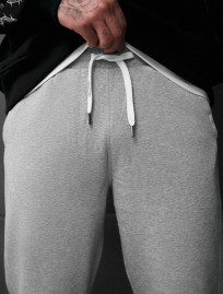 Spodnie dresowe Staff rol gray melange