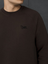 Bluza Staff dark brown logo