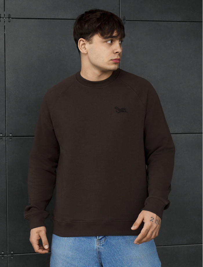 Bluza Staff dark brown logo