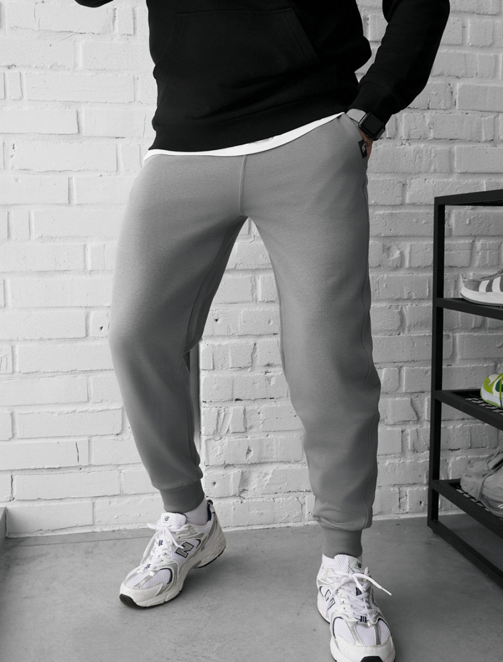 Spodnie dresowe Staff rol gray