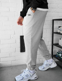 Spodnie dresowe Staff al logo gray melange