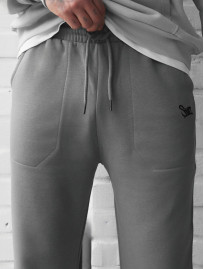 Spodnie dresowe Staff al logo gray