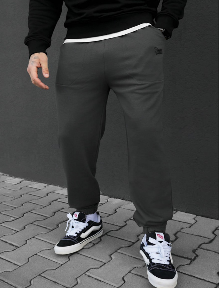 Spodnie dresowe Staff al logo dark gray