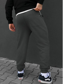 Spodnie dresowe Staff al logo dark gray