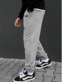 Spodnie dresowe Staff al logo light gray