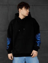 Bluza Staff blue dragon oversize