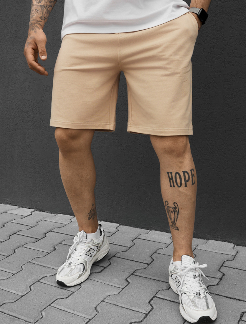 Spodenki Staff tor beige