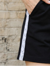 Spodenki Staff ley black & black