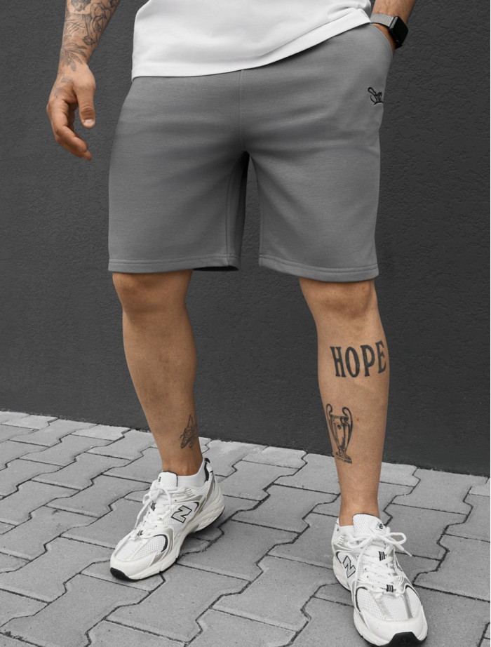 Spodenki Staff dje gray logo
