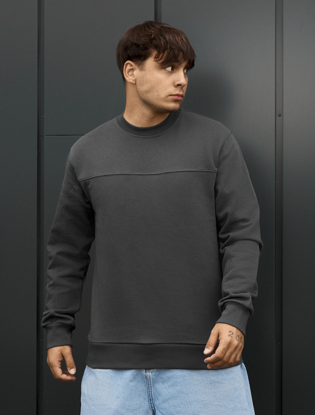 Bluza Staff basic dark gray