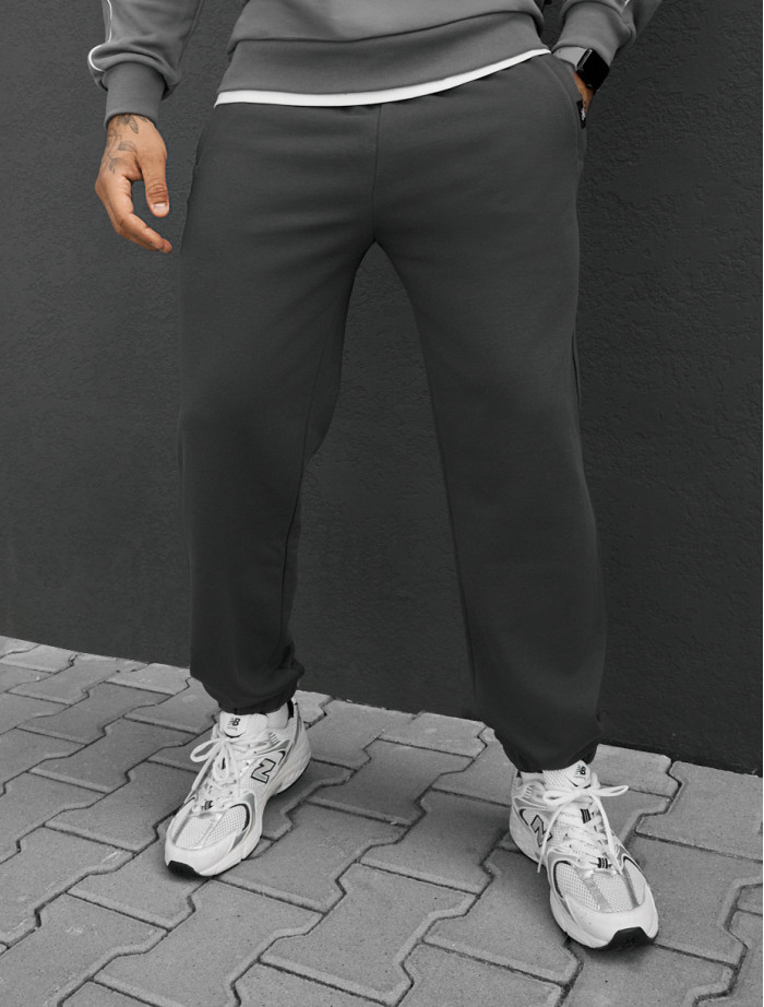 Spodnie dresowe Staff dexo dark gray