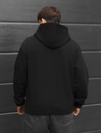 Bluza Staff zip logo black oversize