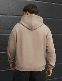 Bluza Staff zip beige oversize