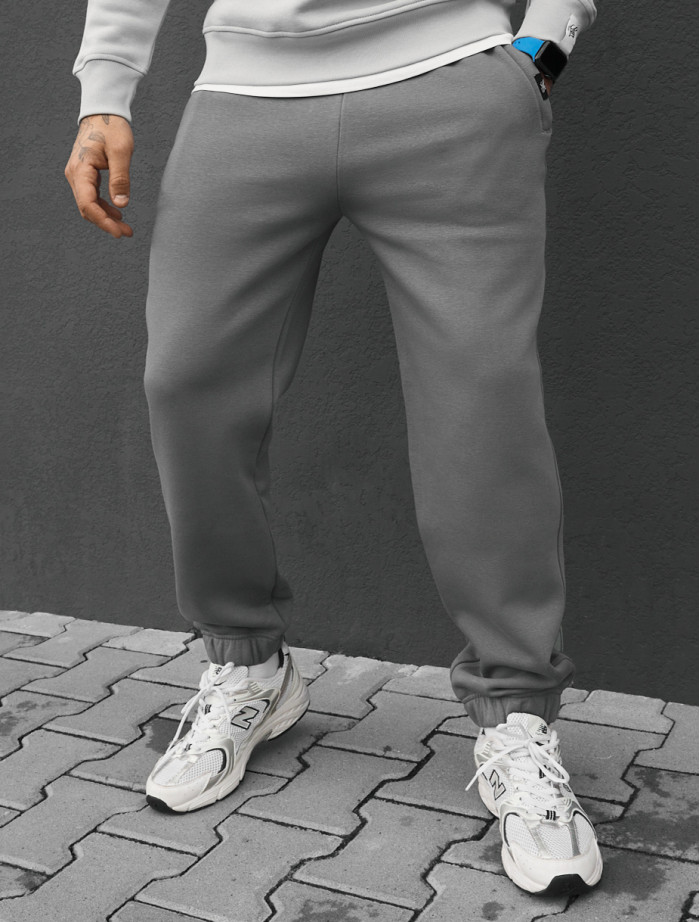 Spodnie dresowe Staff dexo gray fleece