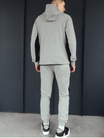 Komplet dresowy Staff samb gray melange & black
