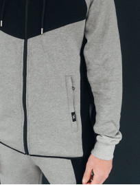 Komplet dresowy Staff samb gray melange & black