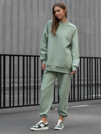 Damski dres sportowy Staff cl light green oversize fleece