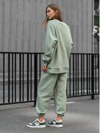 Damski dres sportowy Staff cl light green oversize fleece