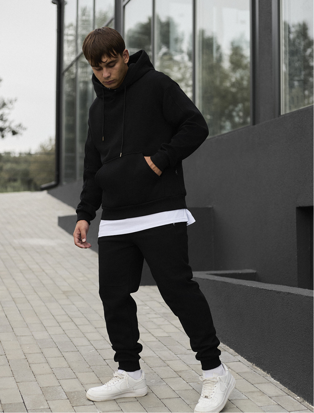 Dres Staff jax black oversize fleece