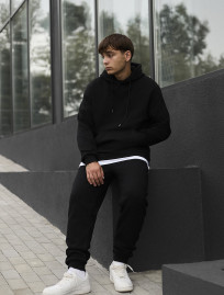 Dres Staff jax black oversize fleece