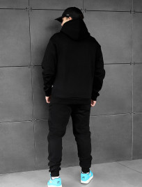 Dres sportowy Staff jax black oversize fleece