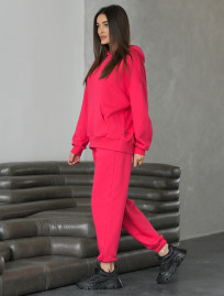 Damski dres sportowy Staff sa rich red oversize