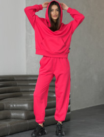 Damski dres sportowy Staff sa rich red oversize