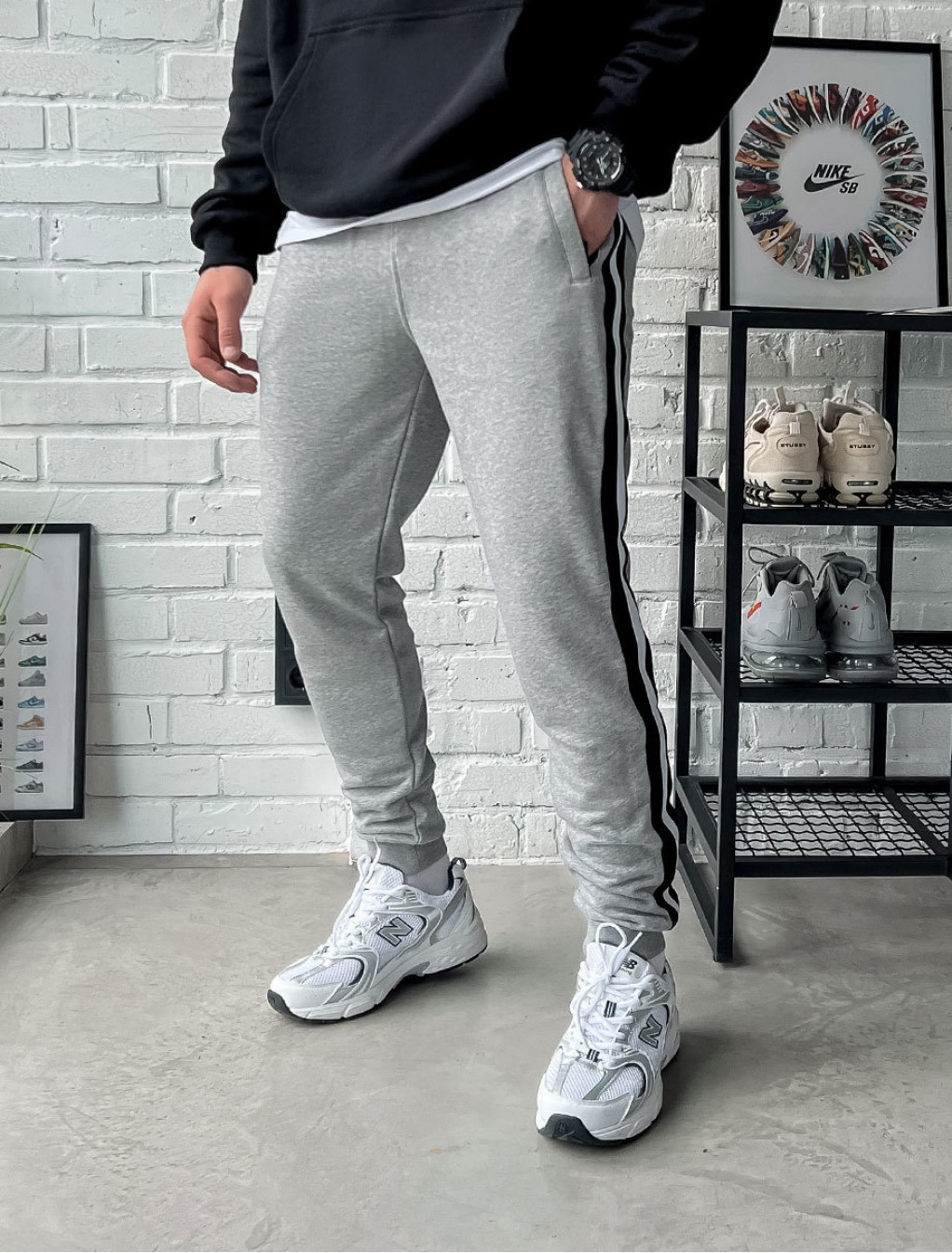 Dresy sportowe  Staff lampas gray melange