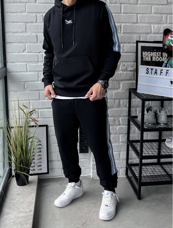 Dres sportowy Staff lo lampas blue oversize