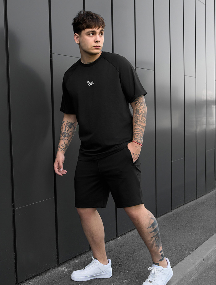 Komplet koszulka + spodenki Staff mb black