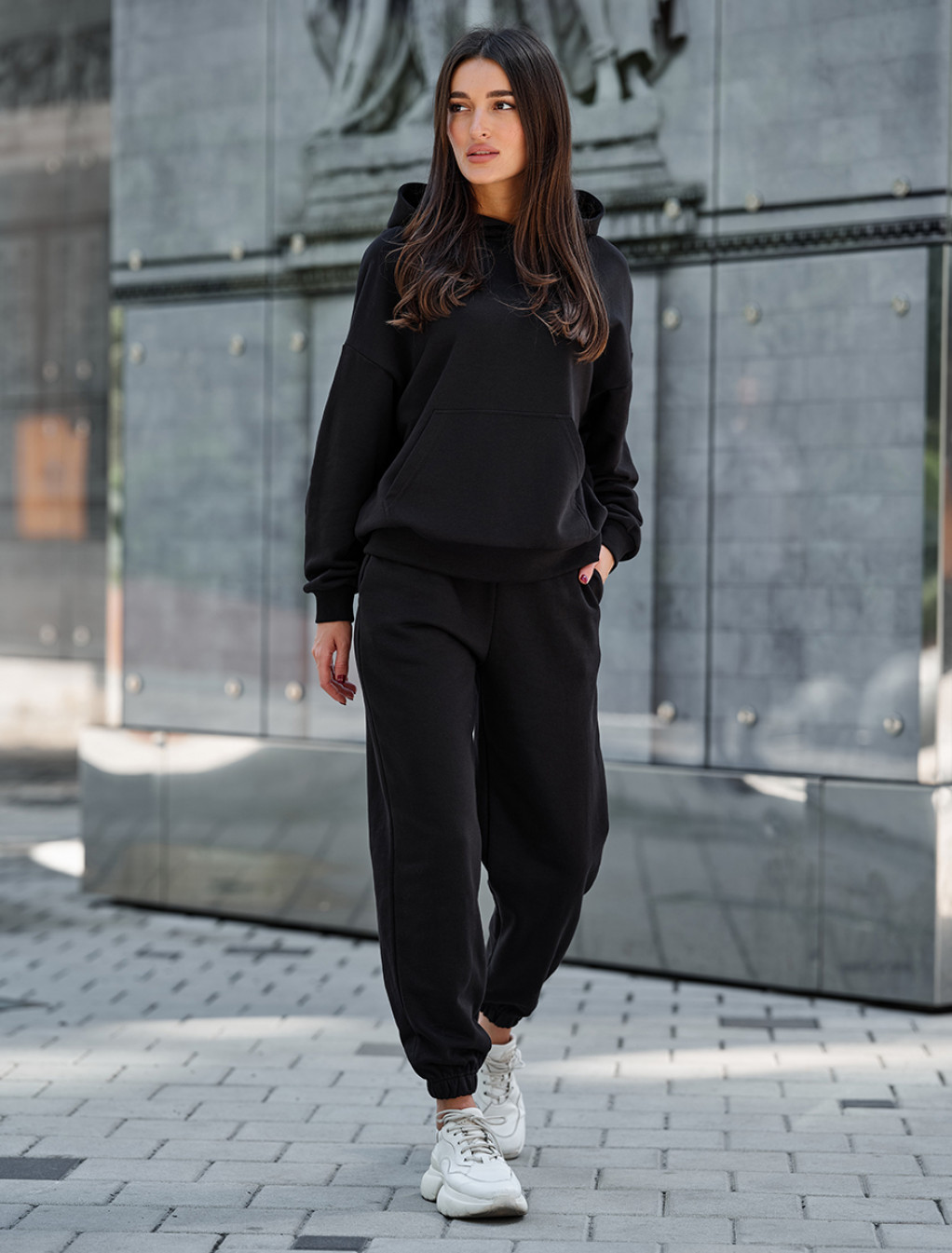 Damski dres sportowy Staff sai black oversize