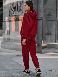 Damski dres Staff nexa bordo oversize fleece