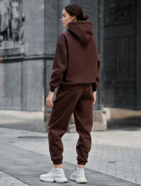 Damski dres Staff nexa brown oversize fleece