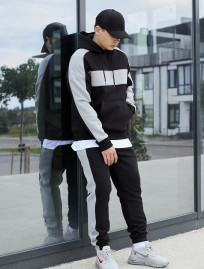 Dres Staff nox black & gray oversize fleece