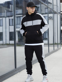 Dres Staff nox black & gray oversize fleece