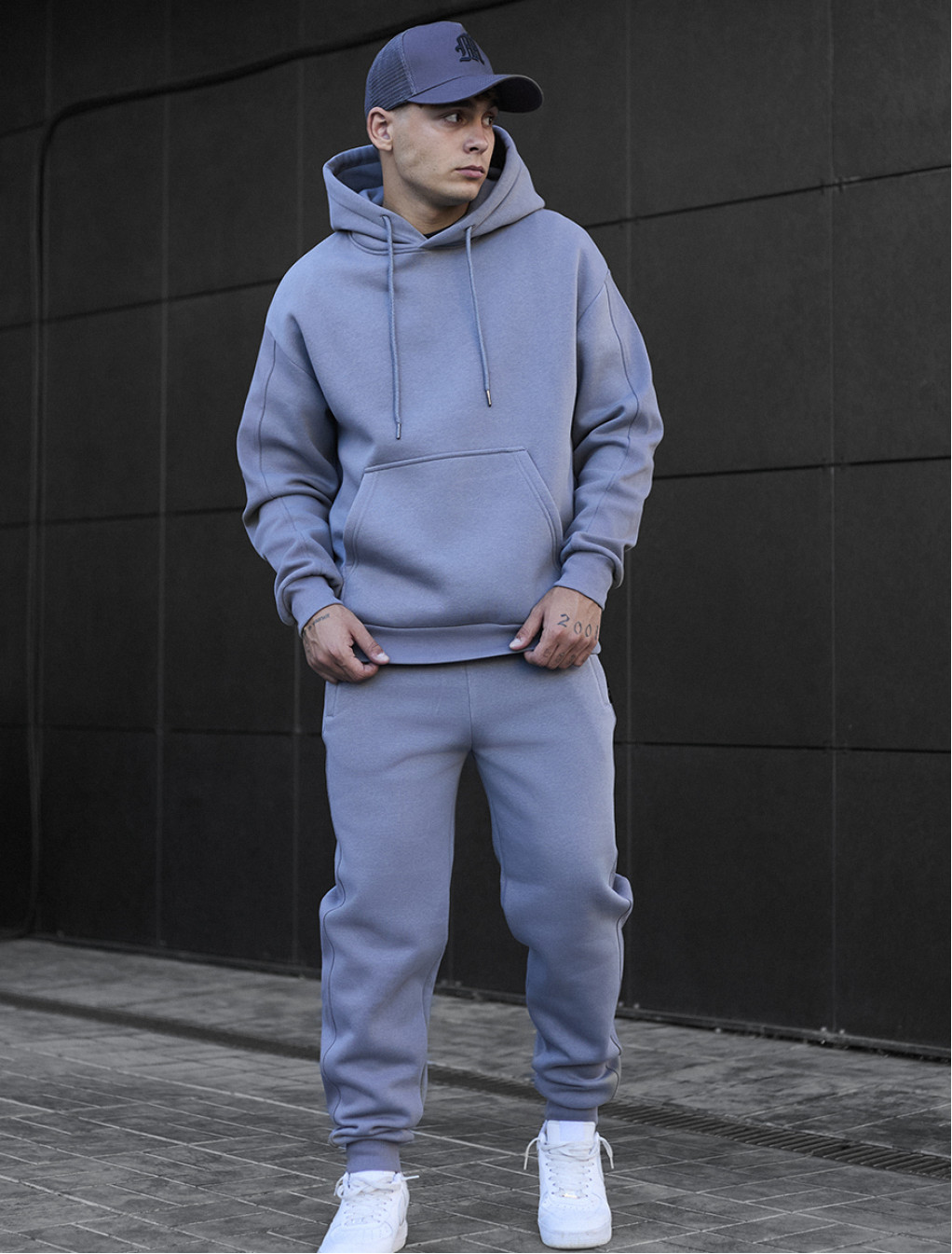 Dres Staff jax gray oversize fleece