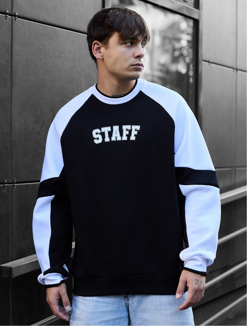 Bluza Staff logo oversize fleece