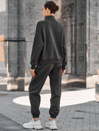 Damski dres Staff nexa dark gray oversize fleece