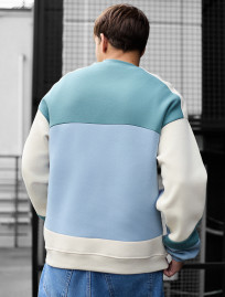 Bluza Staff logo colorblock3 oversize fleece