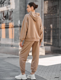 Damski dres Staff nexa light brown oversize fleece